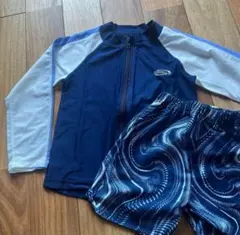 130cm ネイビー ラッシュガードセット