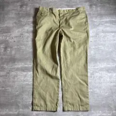 送料無料 ディッキーズ 874 W44 L32 ワークパンツ メキシコ製ベージュ