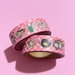 San-X サンエックス マスキングテープ にゃんにゃんにゃんこ 100均のサムネイル