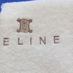 CELINE フェイスタオル ホワイト