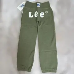 新品タグ付Leeバックプリントロゴカーキスウェットパンツストンプスタンプコラボ