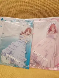 一番くじ　五等分の花嫁　ビッグアクリルスタンド　H賞 F賞　中野三玖　2種セット
