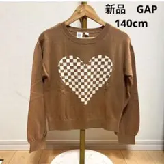 新品　GAP ギャップ 140cm ハート柄　薄手ニット ¥3990