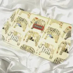 【新品未開封】JIM THOMPSON「ジムトンプソン」ポーチ 化粧ポーチ　象柄