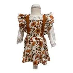 フラワープリント ワンピース 95cm以下