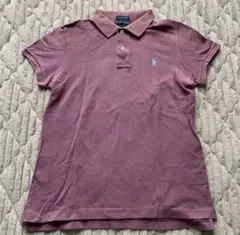 ラルフローレン スキニーポロ ポロシャツ レディース 紫 Mサイズ