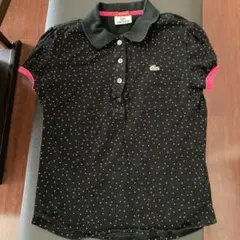 LACOSTE 半袖ポロシャツ ブラック 40 限定版