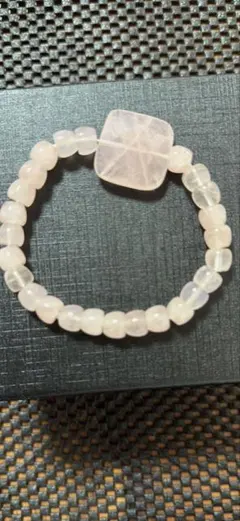 ローズクォーツ ビーズブレスレット