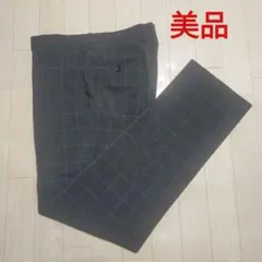 美品　CAFE SOHO ビジネスパンツ　スラックス　チェック