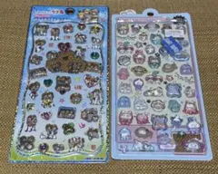 ボンボンドロップシールきぐるみボンボン　ジュエルプチドロップステッカーラブ友