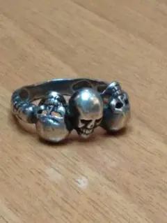 90's スカルリング　silver925 ドクロ　リング　skull RING