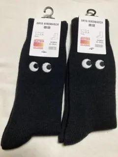 【新品】ユニクロ　アニヤハインドマーチ　ヒートテックソックス　黒　2足セット