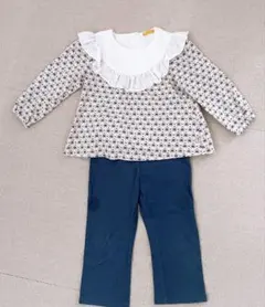 moimoln セットアップ 110 女の子 トップス パンツ 花柄 韓国購入