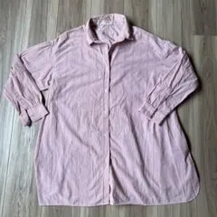 studio CLIP スタジオクリップ 長袖　ストライプ　シャツ　ピンク