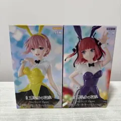 映画「五等分の花嫁」 中野二乃＆一花カラーバニーver.2体セットフィギュアのサムネイル