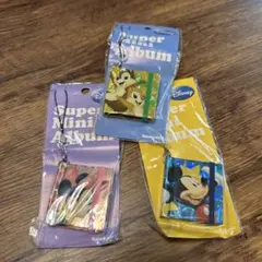 新品ディズニー　フォトアルバムストラップ　ミニー・ミッキー・チップ&メール
