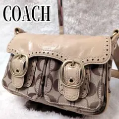 COACH コーチ シグネチャー キャンバス ソーホー ショルダー y2k 花