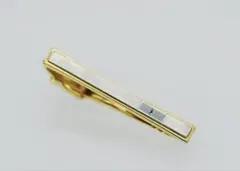 Yves Saint Laurent ネクタイピン カフス ゴールド/ホワイト