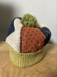 grace パッチワーク ニット帽 グレース