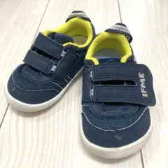 IFMEイフミー ベビーシューズ 紺×黄色ネイビー×イエロー靴スニーカー13cm