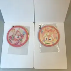 ダッフィー20周年　カラフルハピネス　 ワッペン　リーナベル