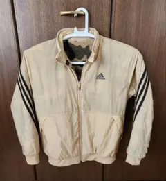 adidas　リバーシブルジャケット　フリース　アウター　ジップアップ　160㎝