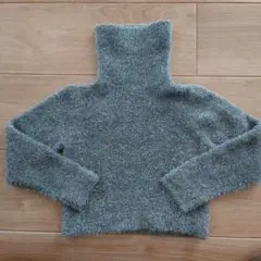 ZARA グレー タートルネック セーター 8-9歳 130センチ