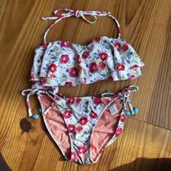 フラワープリント セパレート水着 ビキニ