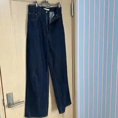 AZUL BY MOUSSY ダークデニム ハイウエストパンツ