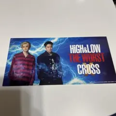 映画HiGH&LOW THE WORST CROSSの入場者特典のカード