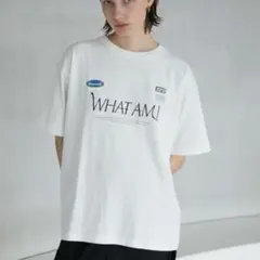 リラックスロゴTシャツ WhimGazette ウィムガゼット ホワイト - メルカリ