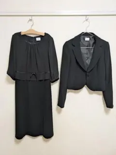 【美品】ブラックフォーマル　 礼服 冠婚葬祭 喪服　ワンピース&ジャケット　9号
