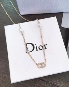 美品 ゴールドパール ネックレス