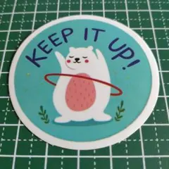 防水ステッカー【2枚目100円】キープイットアップNo.9411
