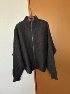 80s LLBean ドライバーズニット ブラック USA vintage