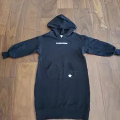 コンバースの黒ワンピース