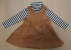 【プティマイン ワンピースセット110 】ボーダートップスGLOBAL WORK