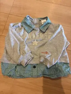 アプレレクール　CONVERSE スウェットシャツ グレー 100cm