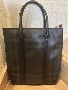 【美品】バーバリービジネストートバック