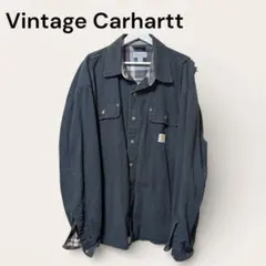 [最終値下げ]Vintage Carhartt カバーオール ネイビー XL