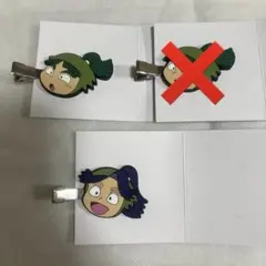 忍たま乱太郎 神崎左門 浦風藤内 前髪クリップ