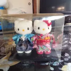 ハローキティ 和服 ぬいぐるみ 2体セット