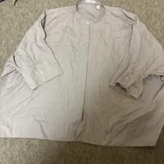 +J UNIQLO 5分袖シャツ ピンク Lサイズ！