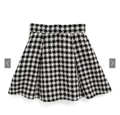 GRL インパン裏地付きツイードプリーツミニスカート[ai130]