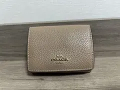 ◎ 美品⭐︎COACH コーチ 三つ折り財布 トープ 88666 ベージュ