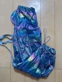 青　パンツ