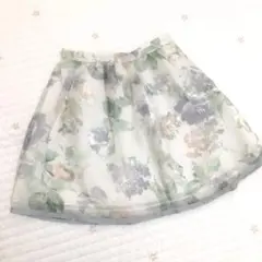 リランドチュール⋆花柄シフォンスカート