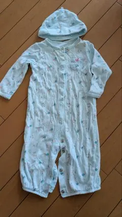 Carter's 花柄ロンパース 6ヶ月 フード付き