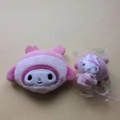 ちいかわ×サンリオ　マイメロ　シークレットヘアクリップ　マスコットチャーム