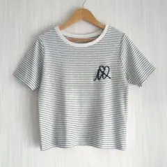 グレイル GRL ロゴ刺繍 ボーダートップスのサムネイル